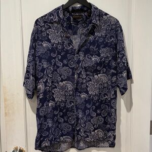 Lord & Taylor Metropolitan Silk Paisley Shirt